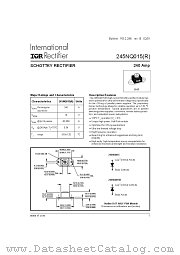 245NQ015 datasheet pdf International Rectifier