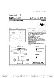249NQ150 datasheet pdf International Rectifier