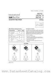 25CTQ035-1 datasheet pdf International Rectifier
