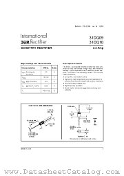 31DQ10TR datasheet pdf International Rectifier