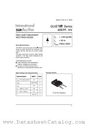 40EPF10 datasheet pdf International Rectifier