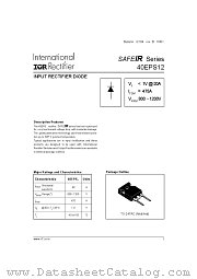 40EPS12 datasheet pdf International Rectifier
