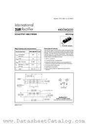 440CMQ030 datasheet pdf International Rectifier