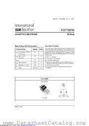 62CTQ030 datasheet pdf International Rectifier