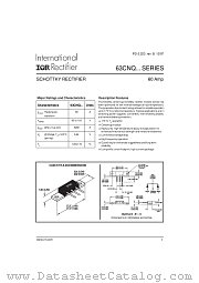 63CNQ100SL datasheet pdf International Rectifier