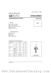 6F10 datasheet pdf International Rectifier