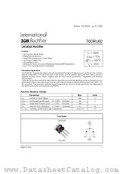 70CRU02 datasheet pdf International Rectifier