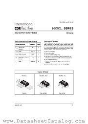 80CNQ045SL datasheet pdf International Rectifier