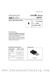 80EPS12 datasheet pdf International Rectifier