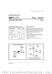 90SQ040TR datasheet pdf International Rectifier