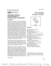 AFL12003R3S datasheet pdf International Rectifier