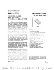 AFL2805S datasheet pdf International Rectifier