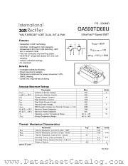GA500TD60U datasheet pdf International Rectifier