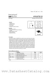 HFA08TB120 datasheet pdf International Rectifier