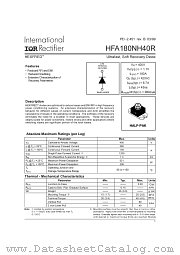 HFA180NH40R datasheet pdf International Rectifier