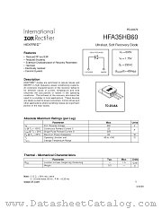 HFA35HB60 datasheet pdf International Rectifier