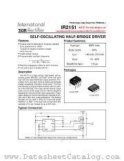IR2151S datasheet pdf International Rectifier