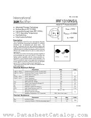 IRF1310NSTRR datasheet pdf International Rectifier