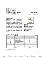 IRF5M3710 datasheet pdf International Rectifier