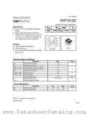 IRF7413Z datasheet pdf International Rectifier