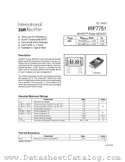IRF7751 datasheet pdf International Rectifier