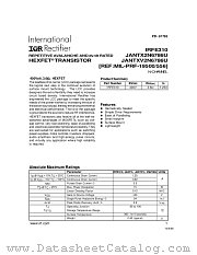 JANTX2N6786U datasheet pdf International Rectifier