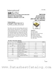 JANTXV2N6794U datasheet pdf International Rectifier