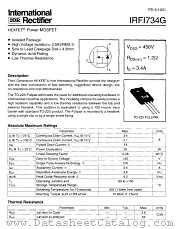 IRFI734G datasheet pdf International Rectifier