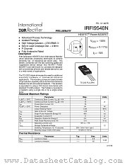 IRFI9540N datasheet pdf International Rectifier