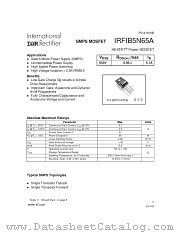 IRFIB5N65APBF datasheet pdf International Rectifier