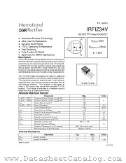 IRFIZ34V datasheet pdf International Rectifier