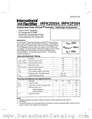 IRFK2F054 datasheet pdf International Rectifier