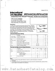 IRFK4HC50 datasheet pdf International Rectifier