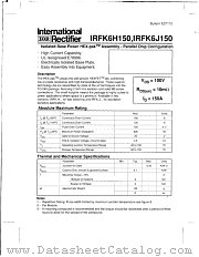 IRFK6H150 datasheet pdf International Rectifier