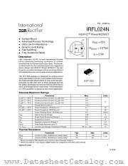 IRFL024NTR datasheet pdf International Rectifier