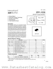 IRFL1006 datasheet pdf International Rectifier