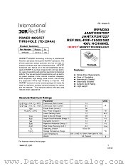 JANTXV2N7227 datasheet pdf International Rectifier