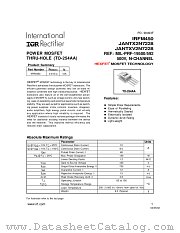IRFM450 datasheet pdf International Rectifier