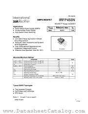 IRFP450N datasheet pdf International Rectifier