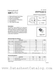 IRFPS3810 datasheet pdf International Rectifier