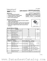 IRFPS40N50L datasheet pdf International Rectifier