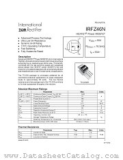 IRFZ46N datasheet pdf International Rectifier
