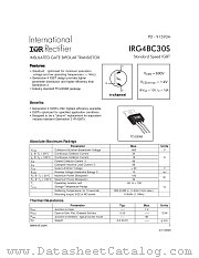IRG4BC30S datasheet pdf International Rectifier