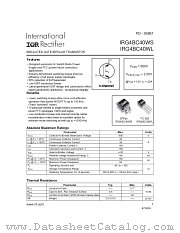 IRG4BC40WS datasheet pdf International Rectifier