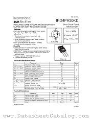 IRG4PH30KD datasheet pdf International Rectifier