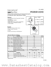 IRGB5B120KD datasheet pdf International Rectifier