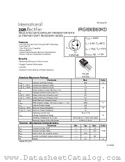 IRGIB6B60KD datasheet pdf International Rectifier