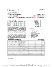 IRH7250 datasheet pdf International Rectifier