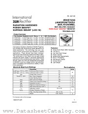 JANSR2N7262U datasheet pdf International Rectifier