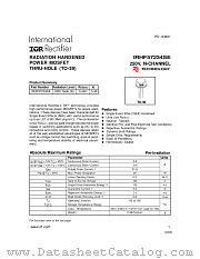 IRHF57234SE datasheet pdf International Rectifier